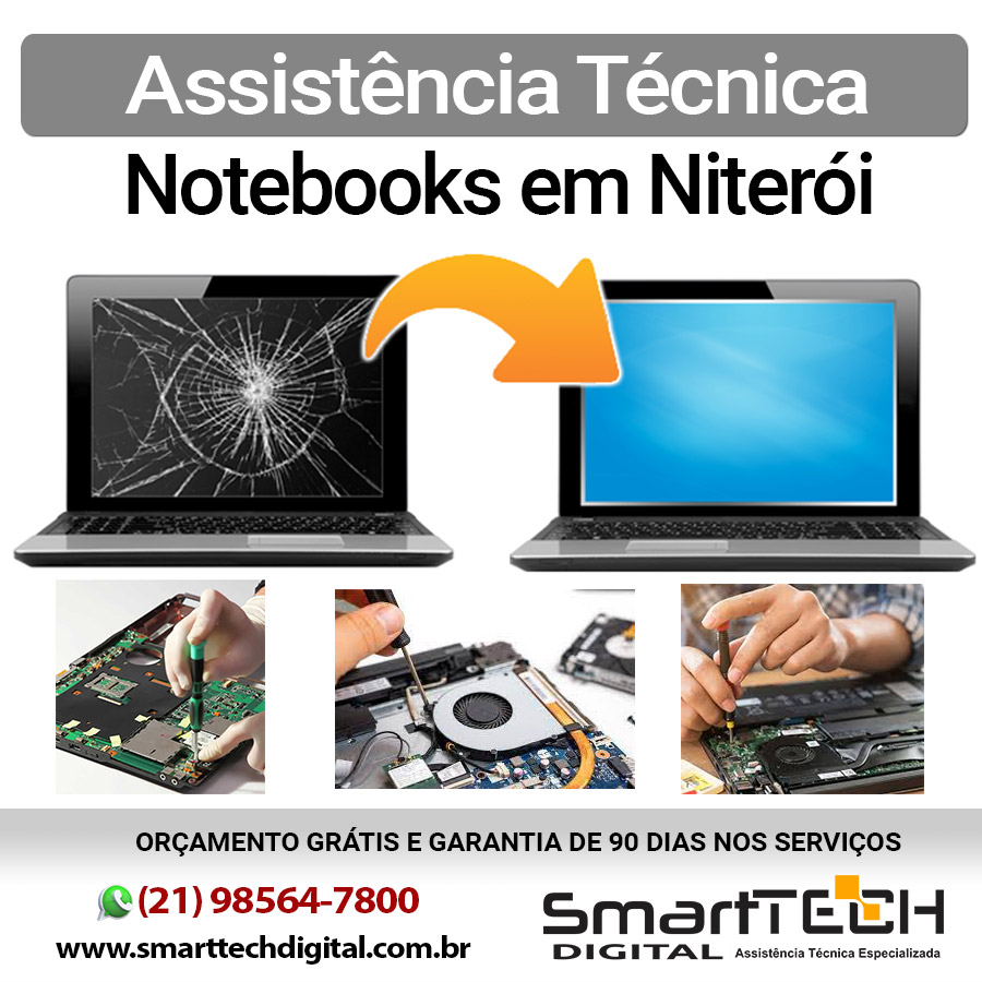 Assistência técnica notebooks em Niterói